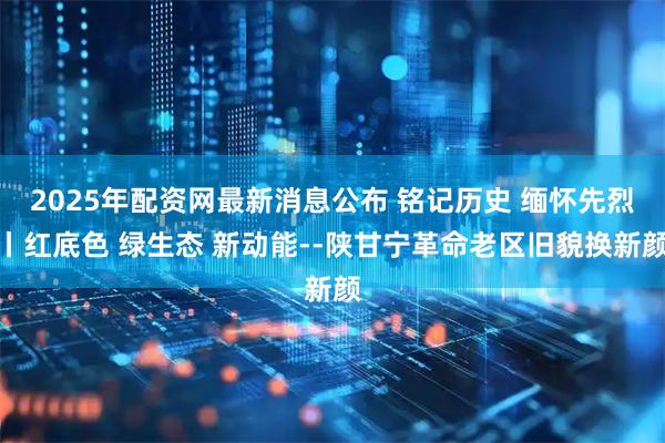2025年配资网最新消息公布 铭记历史 缅怀先烈丨红底色 绿生态 新动能--陕甘宁革命老区旧貌换新颜